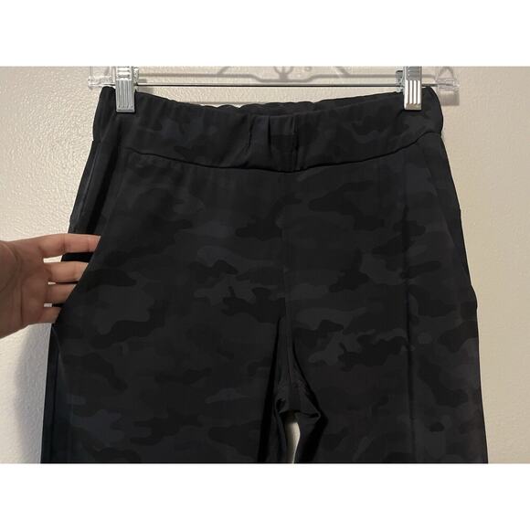 ZYIA Active Pants Womens Small Slate Gray Camouflage Joggers w Pockets Stretch - Picture 4 of 12